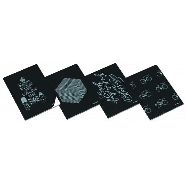 ZESZYT A4 40K SILVER KRATKA - KOD EAN: 5601199180402