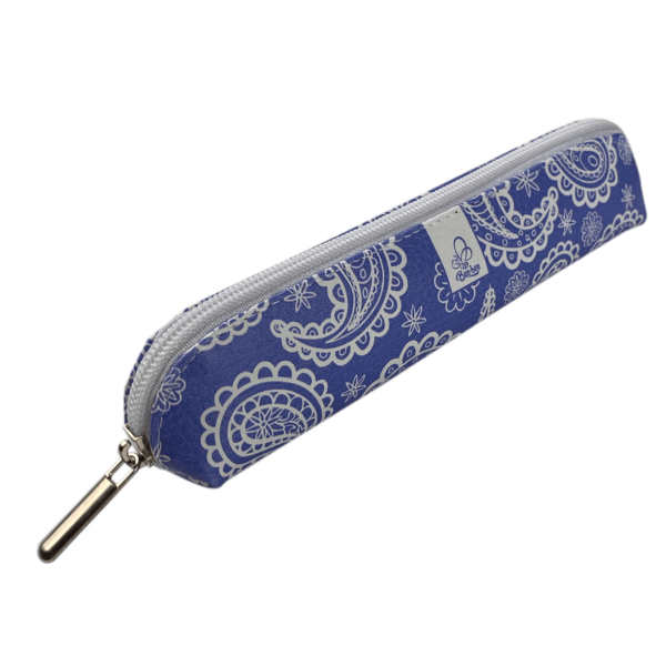 Etui saszetka piórnik mini paisley fiolet