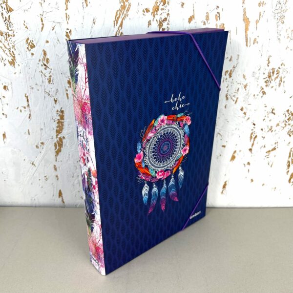 Teczka box A4 z gumką Boho Chic 5601199204580