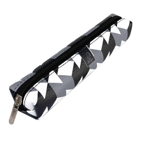 ETUI SASZETKA PIÓRNIK MINI PROSTOKĄT KOSTKI SZARE 5903641207249