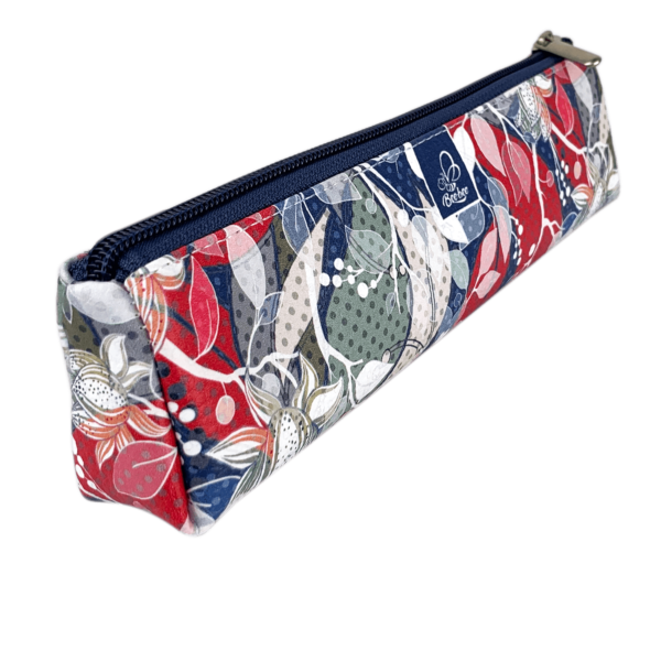 ETUI SASZETKA PIÓRNIK TRÓJKĄTNY ORNAMENTY KWIATOWE 5903641206167