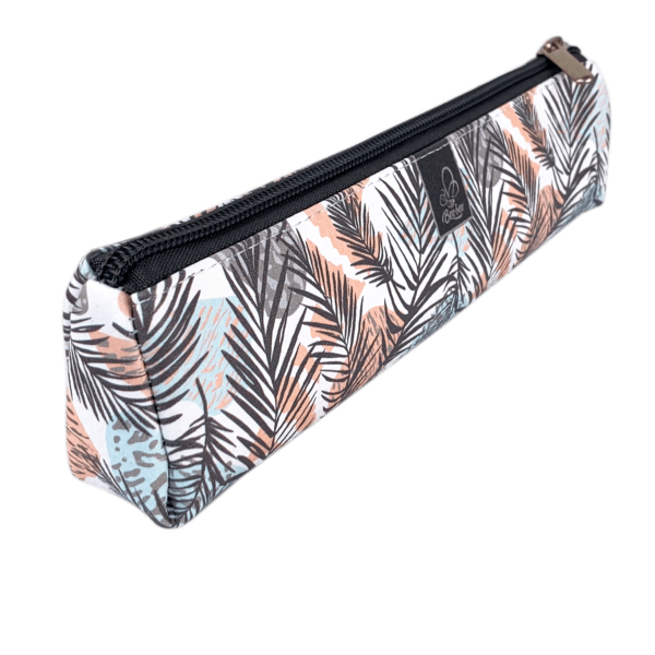 ETUI SASZETKA PIÓRNIK TRÓJKĄTNY PAPROCIE BEŻ 5903641206204