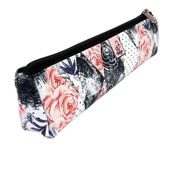 ETUI SASZETKA PIÓRNIK TRÓJKĄTNY RÓŻE W ROMBACH 5903641206136