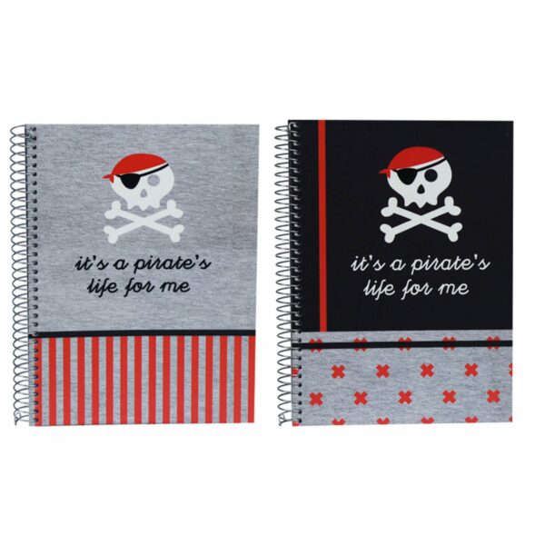 Kołobrulion A4 80 kartek w kratkę 90g B'LOG PIRATES 5604730098518