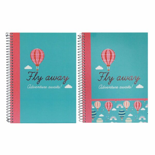 Kołobrulion A4 80 kartek w linie 90g B'LOG FLY AWAY 5604730098228