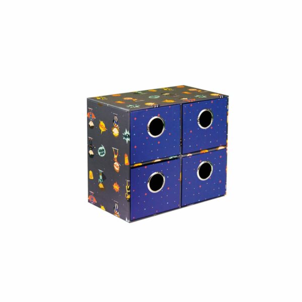 Pudełko na biurko z 4 szufladkami S-Hero B'LOG PLAY ME 5604730096521