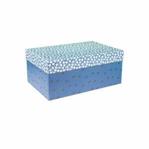 Pudełko wielofuncyjne M (31x21x14cm) Blue B'LOG FLOWERS 5604730097269