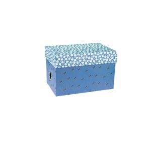 Pudełko wielofuncyjne S (22x14x14cm) Blue B'LOG FLOWERS 5604730097276
