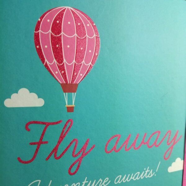 Segregator A4 z gumką z wkładem i przekładkami w kratkę fly away balony 5604730098150-4