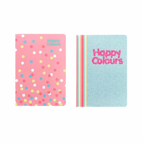 Zeszyt A5 48 kartek w linie 90g HAPPY COLOURS 5604730091427
