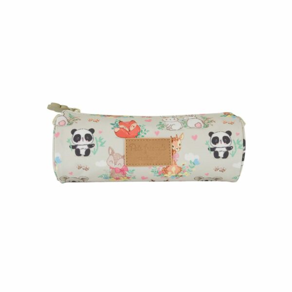 Piórnik owalny Pets Friends Woodland beżowy 5601199205075