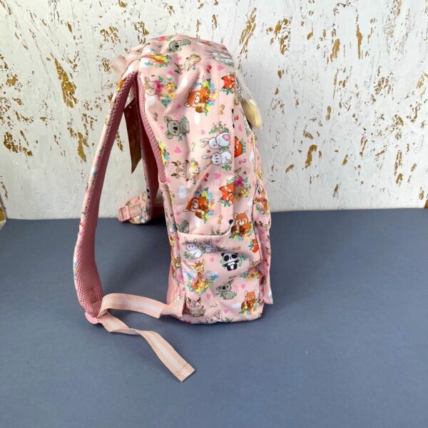 Plecak szkolny dziecięcy zwierzaki różowy 5601199205006-1