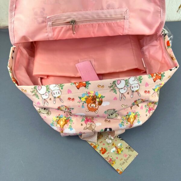 Plecak szkolny dziecięcy zwierzaki różowy 5601199205006-6