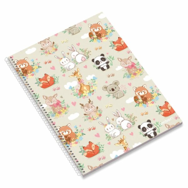 Kołobrulion A4 120 kartek w kratkę Pets Friends Woodland 5601199204917-2