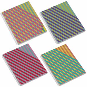 Kołozeszyt A4 polipropylenowy 80 kartek w linie 90g Think Stripes 5601199181652