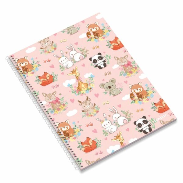 Kołozeszyt A5 80 kartek w kratkę Pets Friends Woodland 5601199204870-2