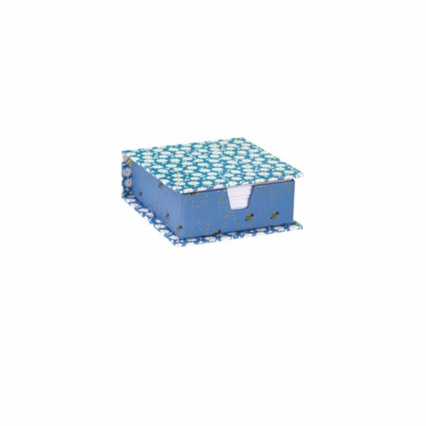 Pudełko na biurko na karteczki blue Flowers 5604730097283