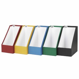 Pudełko na dokumenty pojemnik na czasopisma 300 x 250 x 160 zielone 5604730003567