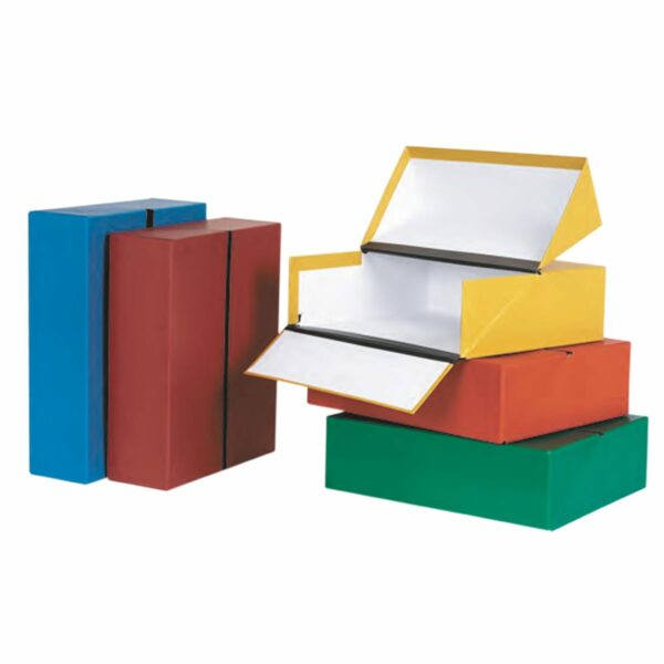 Pudełko otwierane na dokumenty 332 x 262 x 100 pomarańczowe 5604730003383