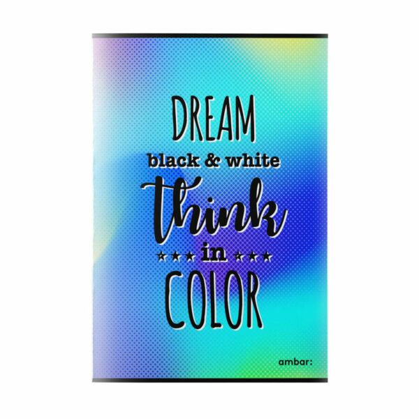 Zeszyt A4 40 kartek w kratkę 90g Think Color 5601199181447-1