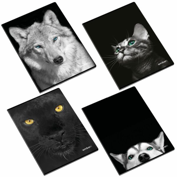 Zeszyt A4 48 kartek 90g w linie Wild Animal 5601199206478