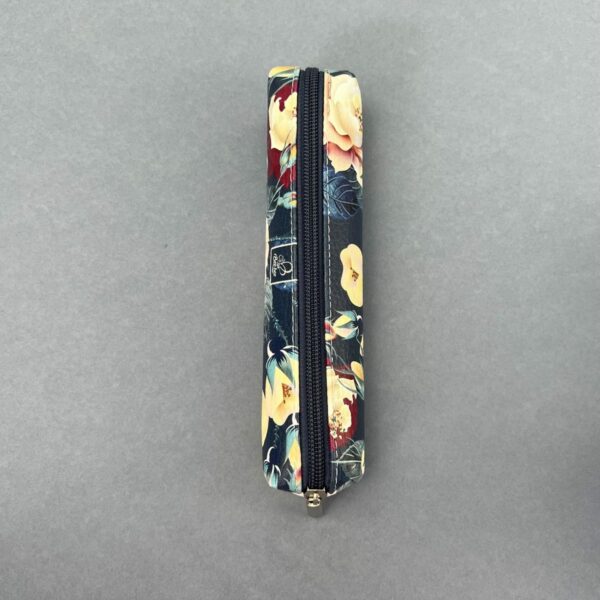 Etui saszetka piórnik mini prostokąt żółte kwiatki 5903641209373-2