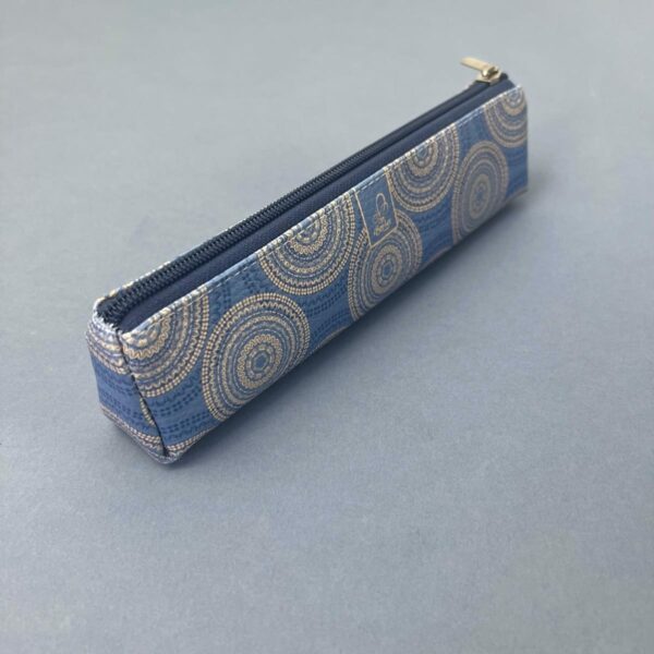 Etui saszetka piórnik trójkątny koła jeans 5903641209816