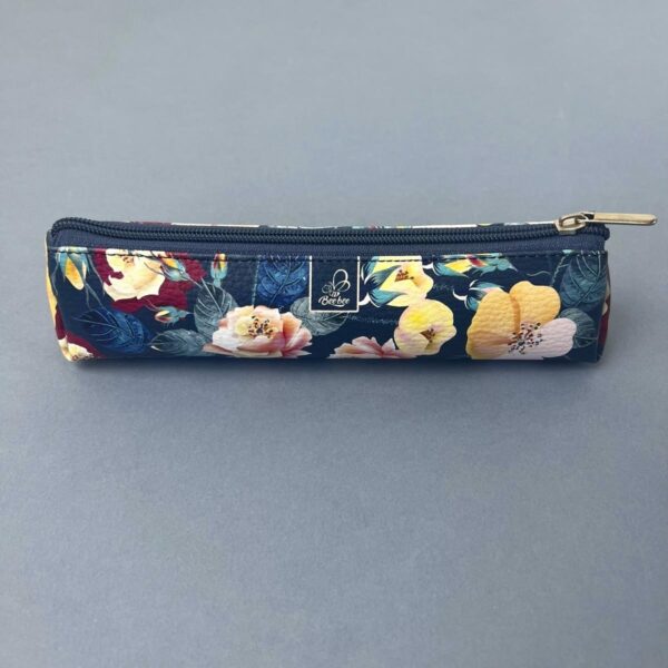 Etui saszetka piórnik trójkątny żółte kwiatki 5903641209687-1