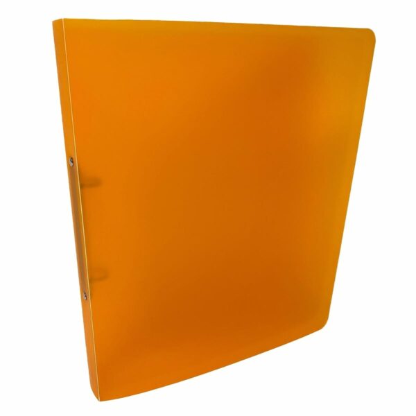 Segregator cienki waski polipropylenowy A4 kolorowy pomaranczowy 5604730055870