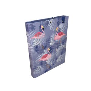 Teczka box A4 z gumką Moderno Flamingi
