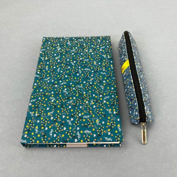 Elegancki Notes Notatnik A5 192 strony w kratkę Soft Touch KWIATKI FASHION - obrazek 5