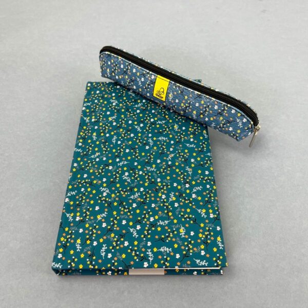 Elegancki Notes Notatnik A5 192 strony w kratkę Soft Touch KWIATKI FASHION - obrazek 6