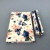 Elegancki Notes Notatnik A5 192 strony w kratkę Soft Touch NIEBIESKIE RÓŻE - obrazek 4