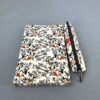 Elegancki Notes Notatnik A5 192 strony w kratkę Soft Touch PTAKI W JARZĘBINIE - obrazek 5