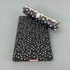 Elegancki Notes Notatnik A5 192 strony w kratkę Soft Touch STOKROTKI NA GRANACIE - obrazek 5
