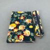 Elegancki Notes Notatnik A5 192 strony w kratkę Soft Touch ŻÓŁTE KWIATKI - obrazek 4