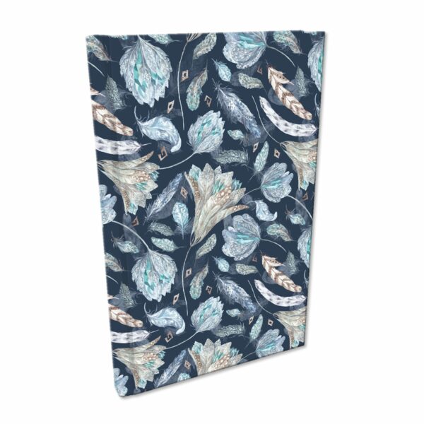 Elegancki Notes Notatnik A5 192 strony w kratkę Soft Touch KWIATY BOHO