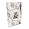 Elegancki Notes Notatnik z gumką A5 192 strony w kratkę Soft Touch SOWA