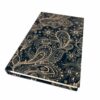 Elegancki Notes Notatnik A5 192 strony w kratkę Soft Touch PAISLEY BEŻ-DENIM - obrazek 3