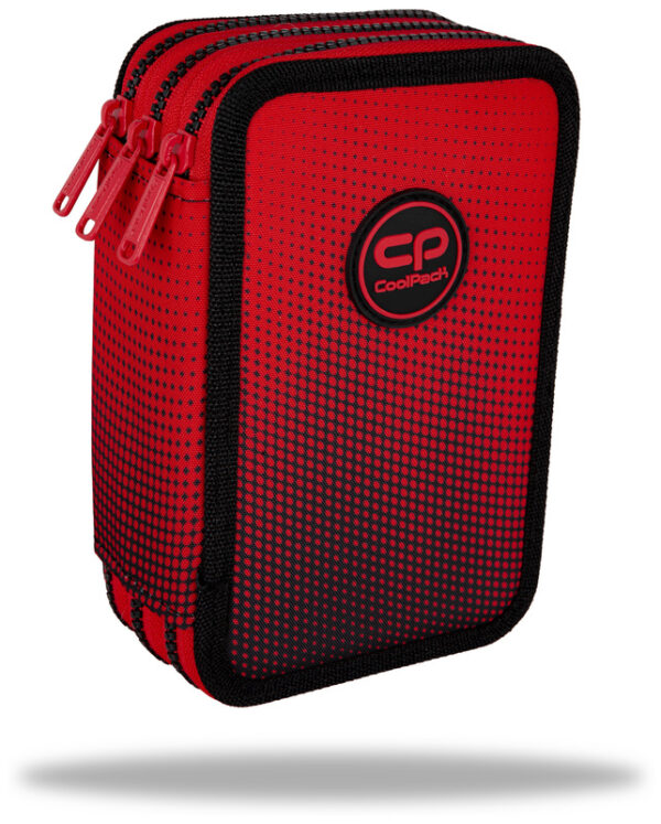 Zestaw dla chłopca do klasy 4-8 plecak i piórnik Coolpack Gradient czarno czerwony - obrazek 7