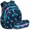 Zestaw dla dziewczynki do klasy 1-3 plecak i piórnik Coolpack Blue Unicorn