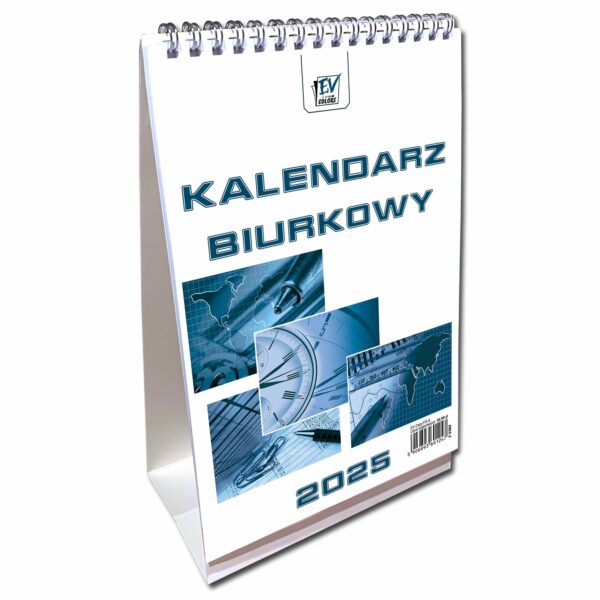 Kalendarz 2025 biurkowy pionowy A5