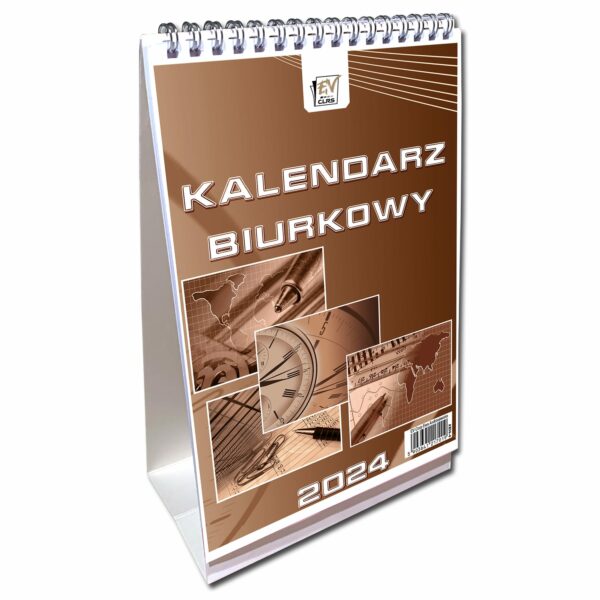 Kalendarz 2025 biurkowy pionowy A5