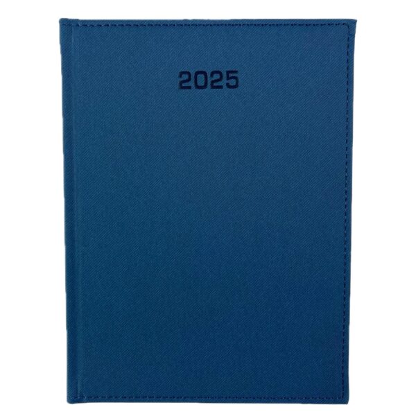 Kalendarz 2025 B5 tygodniowy DENIM JEANS GRANAT