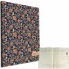 Kalendarz 2025 książkowy tygodniowy A4 ROZKŁADÓWKA soft touch PAISLEY KWIATY BLUE - obrazek 6